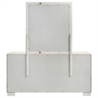 Pemberly Row 6-drawer Dresser with Beveled Mirror Set in Snow White