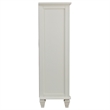Pemberly Row 8-drawer Bedroom Door Chest with Shelving in Cream White