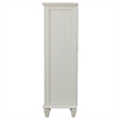 Pemberly Row 8-drawer Bedroom Door Chest with Shelving in Cream White