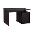 Pemberly Row 47-inch 2-drawer Office Computer Desk in Cappuccino