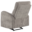 Pemberly Row Transitional Chenille Manual Glider Recliner in Sand