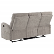 Pemberly Row 2-Piece Chenille Manual Reclining Sofa Set in Sand