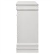 Pemberly Row Transitional 6-drawer Dresser with Bracket Feet in White