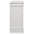 Pemberly Row Transitional 6-drawer Dresser with Bracket Feet in White