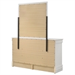 Pemberly Row Transitional 6-drawer Dresser and Mirror Set in White