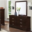 Pemberly Row 6-drawer Dresser with Dovetail Drawers in Cappuccino
