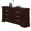 Pemberly Row 6-drawer Dresser with Dovetail Drawers in Cappuccino