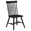 Pemberly Row 5-Piece Round Wood Dining Table Set in Light Ash Brown/Black
