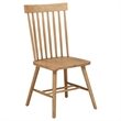 Pemberly Row 7-Piece Rectangular Wood Dining Set in Light Ash Brown/White