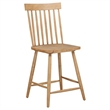 Pemberly Row 5-Piece Round Counter Height Dining Set in Light Ash Brown