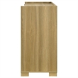 Pemberly Row 6-drawer Melamine Dresser with Metal Glides in Natural