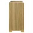 Pemberly Row 6-drawer Melamine Dresser with Metal Glides in Natural