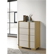 Pemberly Row 4-drawer Chest of Drawers with Metal Glides in Natural