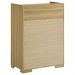 Pemberly Row 4-drawer Chest of Drawers with Metal Glides in Natural