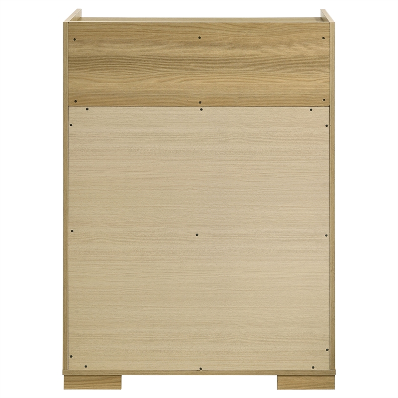 Pemberly Row 4-drawer Chest of Drawers with Metal Glides in Natural