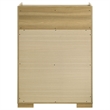 Pemberly Row 4-drawer Chest of Drawers with Metal Glides in Natural
