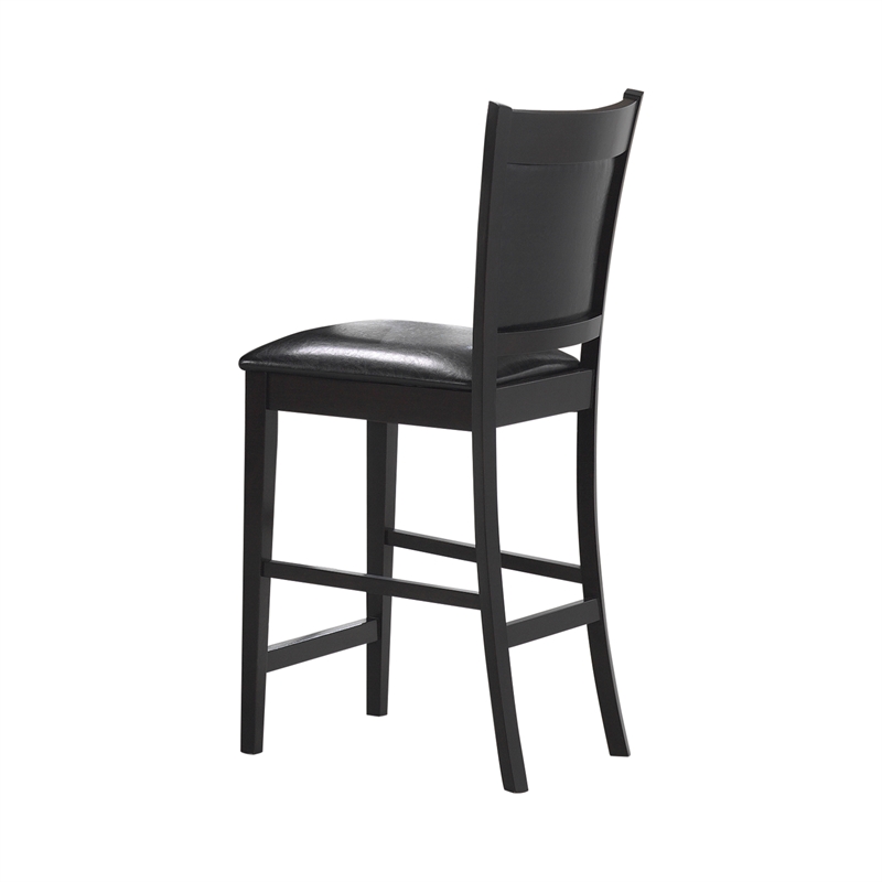 Pemberly Row 5-piece Square Counter Height Dining Set in Espresso