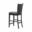 Pemberly Row 5-piece Square Counter Height Dining Set in Espresso
