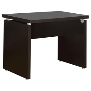 Pemberly Row 39-inch Engineered Wood Writing Desk in Cappuccino