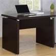 Pemberly Row 39-inch Engineered Wood Writing Desk in Cappuccino