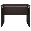 Pemberly Row 39-inch Engineered Wood Writing Desk in Cappuccino