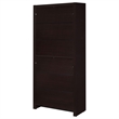 Pemberly Row 71-inch 5-shelf Bookcase with Drawer in Cappuccino