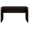 Pemberly Row 55-inch Computer Desk with Keyboard Drawer in Cappuccino