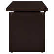 Pemberly Row 55-inch Computer Desk with Keyboard Drawer in Cappuccino