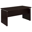 Pemberly Row 55-inch Computer Desk with Keyboard Drawer in Cappuccino