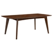 Pemberly Row Rectangular 78-inch Wood Dining Table in Dark Walnut