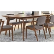 Pemberly Row Rectangular 78-inch Wood Dining Table in Dark Walnut