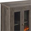 Pemberly Row 2Pc Set of Fireplace TV Console & Modular Sectional Sofa