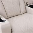 Pemberly Row Set of 2 Power Reclining Loveseats with LED Lighting