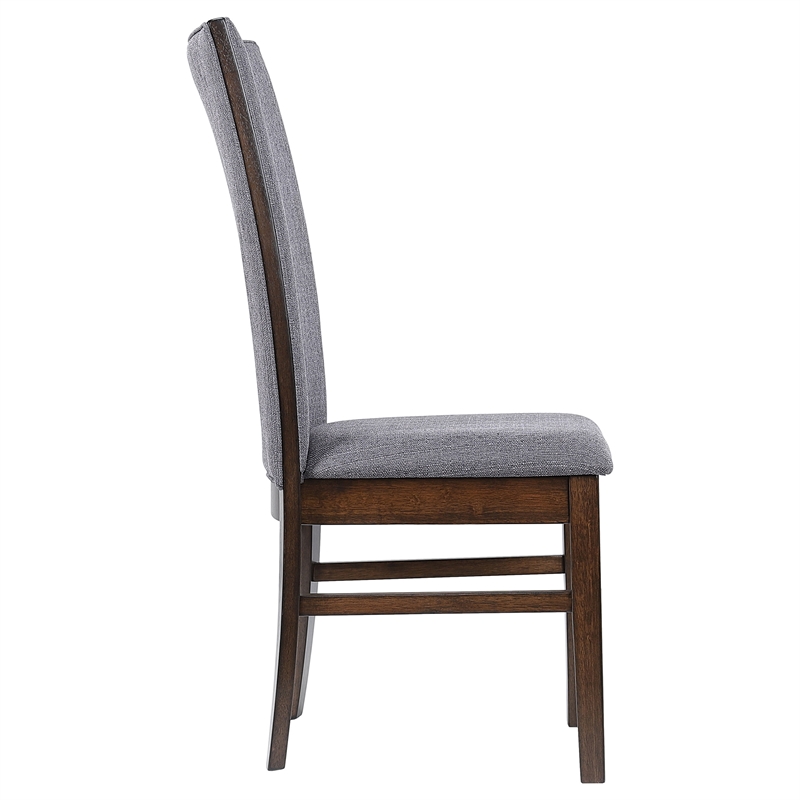 Pemberly Row 5-Piece Rectangular Dining Table and Chair Set in Brown