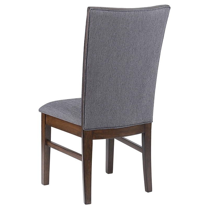 Pemberly Row 5-Piece Rectangular Dining Table and Chair Set in Brown