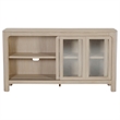 Pemberly Row Sliding Door Wood Dining Sideboard Server in Mango Brown