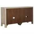 Pemberly Row Sliding Door Wood Dining Sideboard Server in Mango Brown