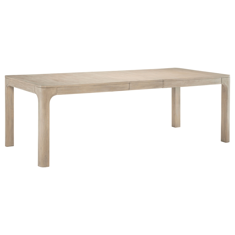 Pemberly Row 9-Piece Extension Dining Set in Weathered Mango Brown/Beige