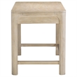 Pemberly Row 2-Drawer Makeup Table Vanity Desk in Weathered Mango Brown