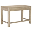 Pemberly Row 2-Drawer Makeup Table Vanity Desk in Weathered Mango Brown