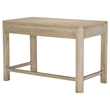 Pemberly Row 2-Drawer Makeup Table Vanity Desk in Weathered Mango Brown