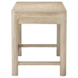 Pemberly Row 2-Drawer Makeup Table Vanity Desk in Weathered Mango Brown