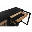 Pemberly Row 4-Door Sideboard Server with 2 Drawers in Dusty Black