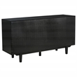 Pemberly Row 4-Door Sideboard Server with 2 Drawers in Dusty Black