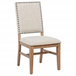 Pemberly Row 6-Piece 76-Inch Extension Leaf Dining Set in Brown and Beige