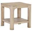 Pemberly Row 3-piece Coastal Wood Coffee Table Set in Weathered Mango Brown