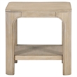 Pemberly Row 3-piece Coastal Wood Coffee Table Set in Weathered Mango Brown
