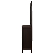 Pemberly Row 6-Drawer Bedroom Dresser with Mirror Set in Cappuccino