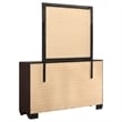 Pemberly Row 6-Drawer Bedroom Dresser with Mirror Set in Dark Cocoa