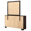 Pemberly Row 6-Drawer Bedroom Dresser with Mirror Set in Dark Cocoa